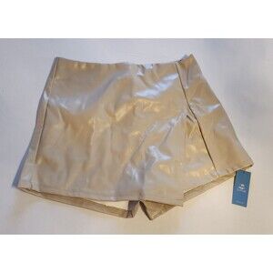 New with Tags Cupshe Skirt Skort Woman's Faux Leather
